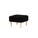 Salina Ottoman/tumba - tammepuu / must fliis