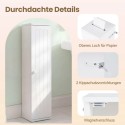 2 vannitoakapi komplekt 3 eemaldatava riiuliga, laius 16cm, wc-kapp, valge