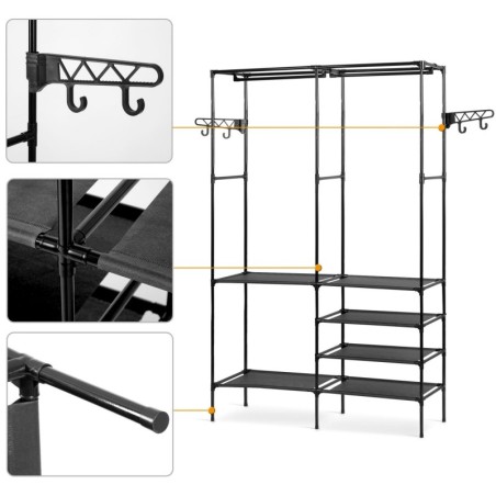 Riideriiul stange must | FreshDesign.ee