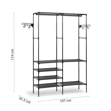 Riideriiul stange must | FreshDesign.ee