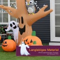 Täispuhutav valgustusega Halloweeni kummituspuu, 120/240 cm