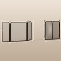 Kokkupandav metallist sädemekaitse kaminale, 96 × 1,3 × 56 cm