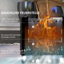 Ilmastikukindel tuleanum, 45 × 45 × 42 cm, must ja pronks