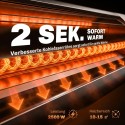 2500 W infrapuna-terrassisoojendi puute- ja kaugjuhtimisega, 3 kütterežiimi ja reguleeritava kõrgusega alusega