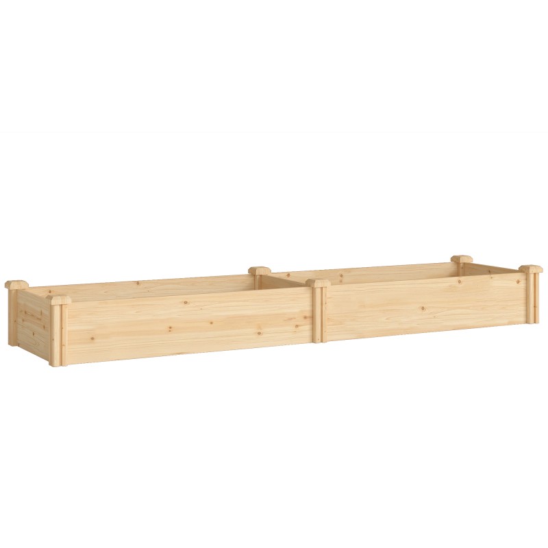 Puidust kõrgpeenar vaheseina ja avatud põhjaga, 235 × 66 × 26 cm