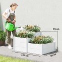 3-tasemeline virnastatav plastist kõrgpeenar, avatud põhjaga