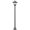 LED-päikeselatern aiapostiga, 30 luumenit, 120 cm, must