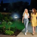 LED-päikeselatern aiapostiga, 30 luumenit, 120 cm, must