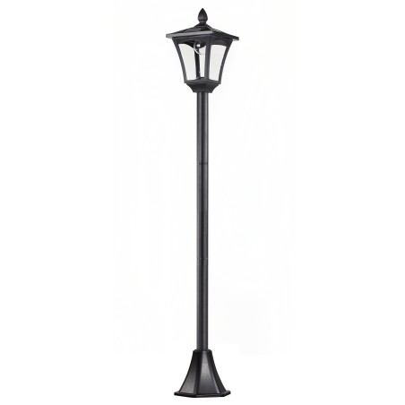 LED-päikeseaialatern roostevabast terasest, 160 cm, IP44, must