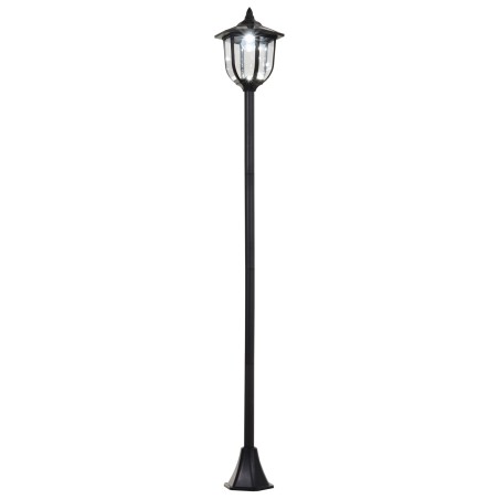 177 cm kõrgune päikesetoitel LED-aialatern, 30/60 lm, must