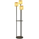Valgusanduriga rotangist päikeseenergial töötav põrandalamp – 3 valgusrežiimi, boho-stiil, IP44, Ø 37 x 144 cm (kõrgus)