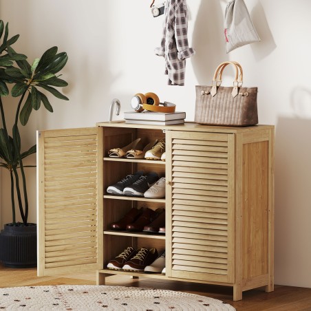Kitsas jalatsikapp, rotang, sale, kõrge, puit, väike sahtel, sihvakas