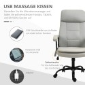 Ergonoomiline massaažifunktsiooniga kontoritool, beež