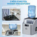 Jääkuubikumasin 20 kg/24 h, 2,3 l mahuti ja 3,2 l veepaagiga, hõbedane