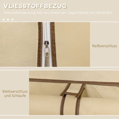 Kangast riidekapp 8 riiuli ja 2 riidepuutoruga, beež