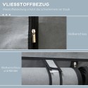 Kangast riidekapp 4 riiuli ja 2 riidepuutoruga, hall