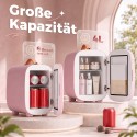 Beauty mini-külmik, 4 l, 20,3 × 26,3 × 28 cm, roosa