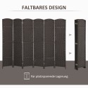 6-osaline kokkupandav ruumijagaja, pruun