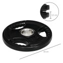 2 metallist hantliketta komplekt, 5 kg ketas, kummist kate