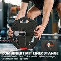 Raskusketaste komplekt, 2 × 5 kg ja 2 × 2,5 kg, must