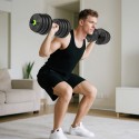 Reguleeritav hantlikomplekt 30 kg jõutreeninguks
