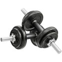 Reguleeritav 2-in-1 hantli- ja kangikomplekt kuni 20 kg, hall