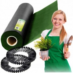 Agro geotekstiil 1,6 m x 100 m 90 g/m2 + 100...