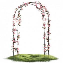 Aia taimetugi pergola kaar 240 cm, must