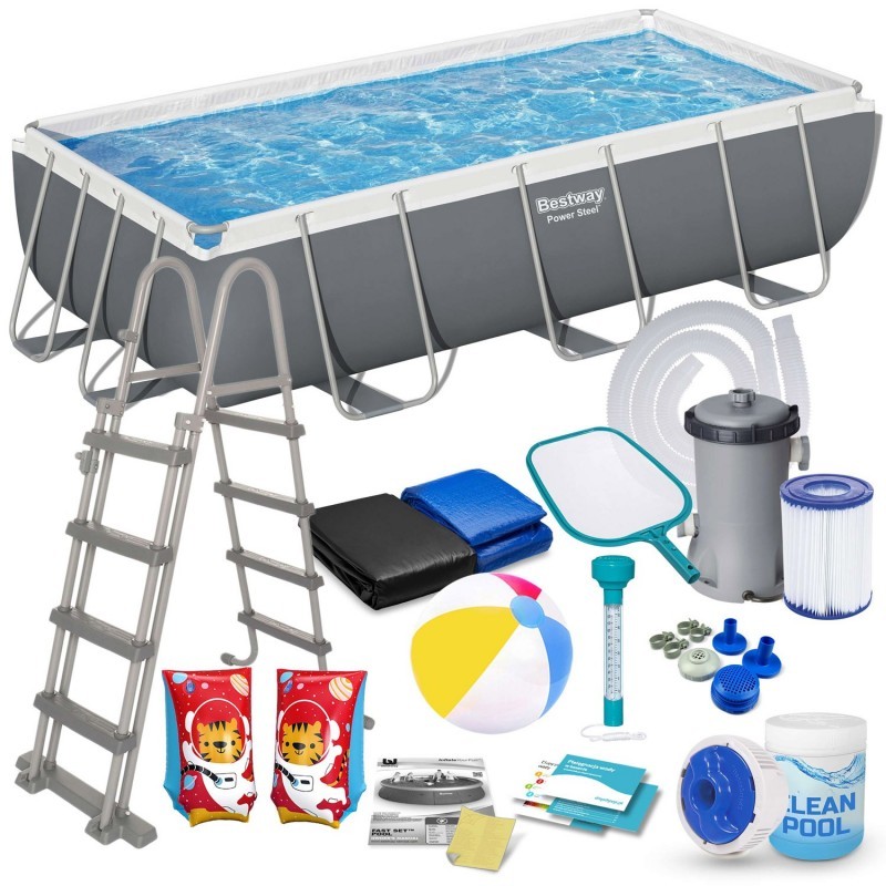 Raamiga aiabassein 404 x 201 x 100 cm + ta... | FreshDesign.ee