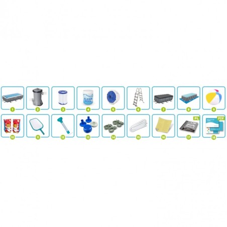 Raamiga aiabassein 404 x 201 x 100 cm + ta... | FreshDesign.ee