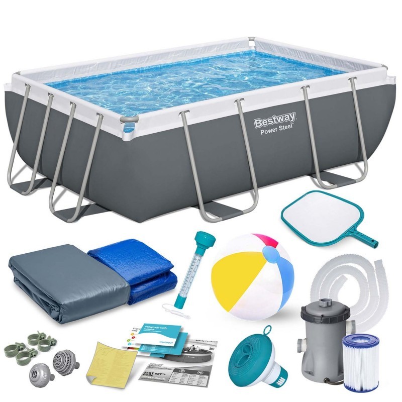 Raamiga aiabassein 282 x 196 x 84 cm + lis... | FreshDesign.ee