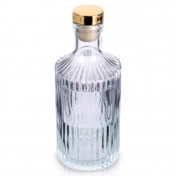 Korgiga klaaspudel, 250 ml