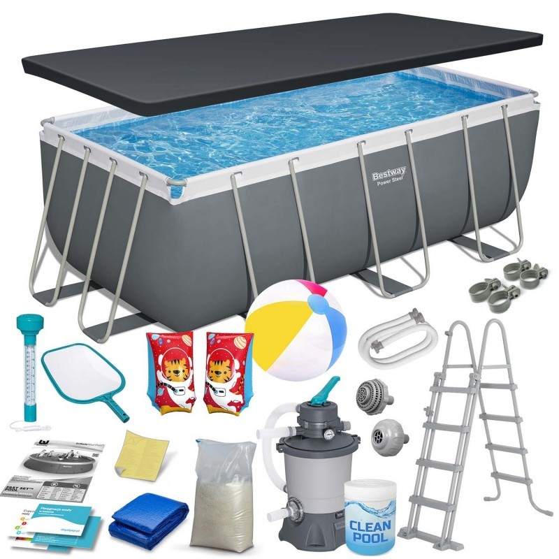 Raamiga aiabassein 412x201x122 cm + lisad,... | FreshDesign.ee