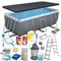 Raamiga aiabassein 412x201x122 cm + lisad,... | FreshDesign.ee