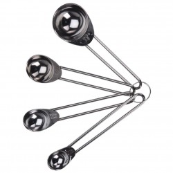 Terasest köögimõõtetopsid, 4 tk.