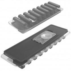 Silikoonist jääkuubikuvorm kaanega 26,5x9,5 cm