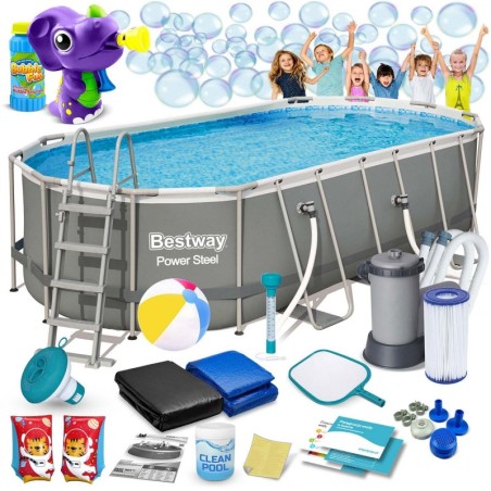 Raamiga aiabassein 549 x 274 x 122 cm + li... | FreshDesign.ee