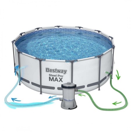 Raamiga aiabassein 396 x 122 cm 18 ühes Be... | FreshDesign.ee