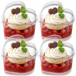 Magustoidu tassid, kaanega suupisted 130 ml 4 tk.