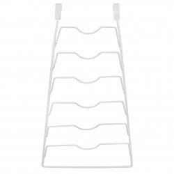 Valge metallist kaanega riidepuu