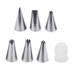 Dekoratsiooniotsikud koos adapteriga 7 tk.