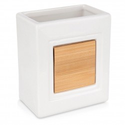 Valge puidust dolomiidist vannitoakruus