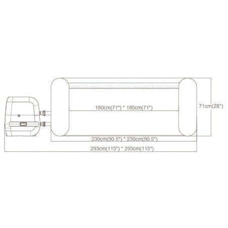 Täispuhutav spaa Lay-Z Santorini Pro 7 ini... | FreshDesign.ee