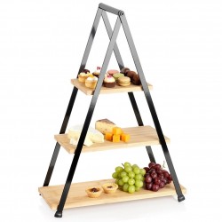 3-korruseline bambusest tordialus, 53 cm