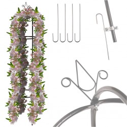 Aia taimede sammas, taimetugi metallist 195 cm