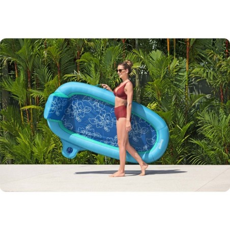 Täispuhutav ujumismadrats seljatoega Bestway 43733