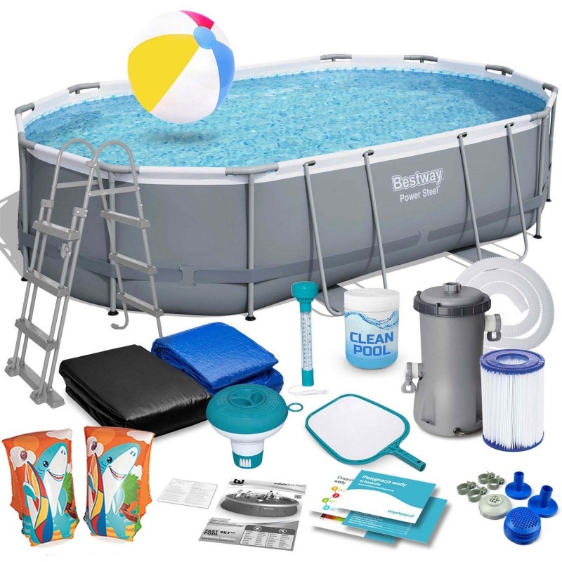 Raamiga aiabassein 488 x 305 x 107 cm lisa... | FreshDesign.ee