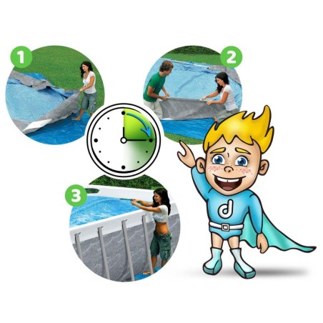 Raamiga aiabassein 412 x 201 x 122 cm lisa... | FreshDesign.ee