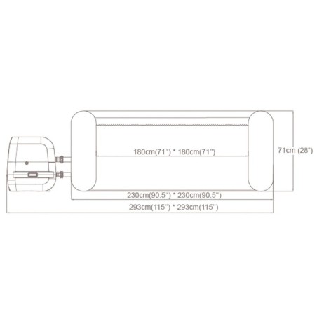 Lay-z San Francisco Pro 7-kohaline täispuh... | FreshDesign.ee