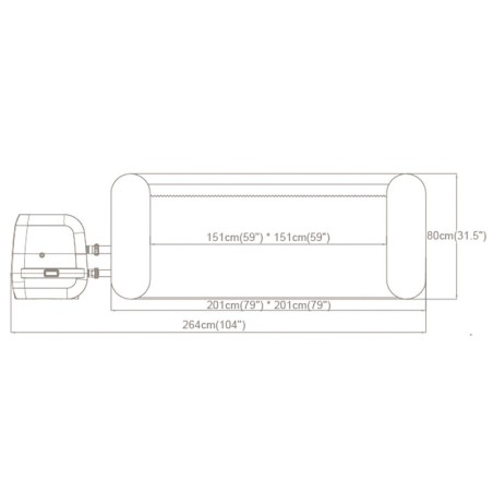Täispuhutav spaa Lay-Z Maldives Pro 7 inim... | FreshDesign.ee